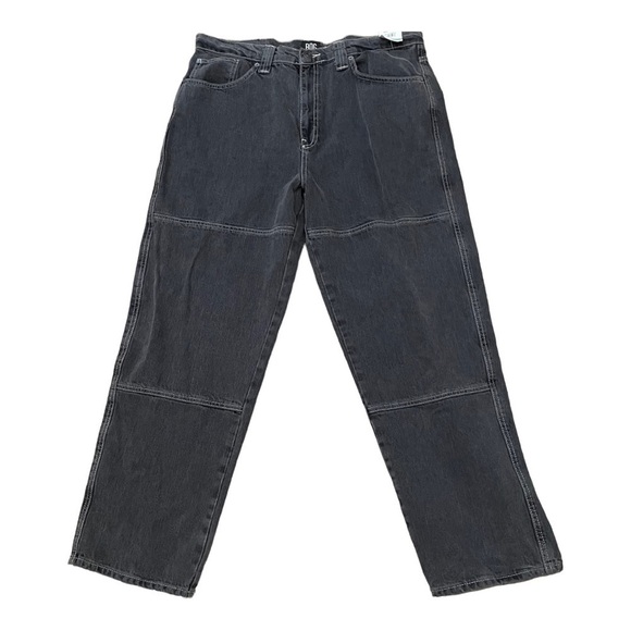 Bdg urban outfitters Louis 2 Seamed Loose Fit Jeans washed black 36x32 - Picture 5 of 13